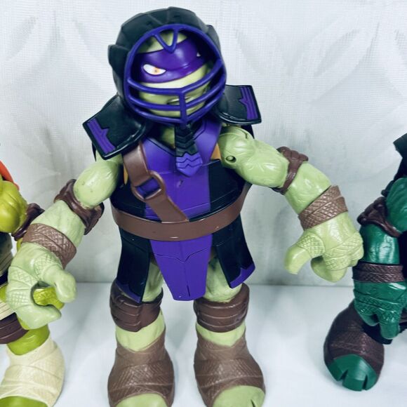 Teenage Mutant Ninja Turtles TMNT Dojo Training set Raphael, Michaelangelo Leo - Picture 8 of 12